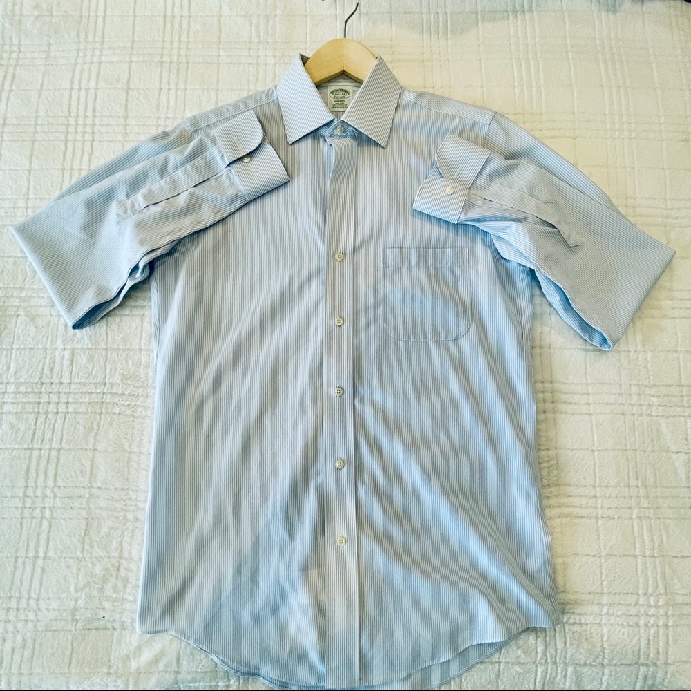 Brooke Brothers 14 1/2 Dress Shirt Stripe